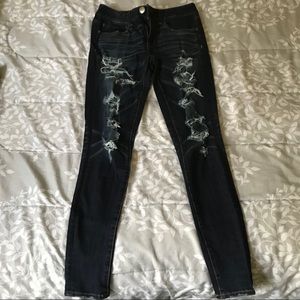 AE ripped skinny jeans